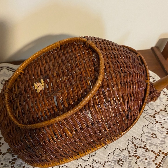 Vintage Duck Wicker Basket Fall Decor - Picture 5 of 5